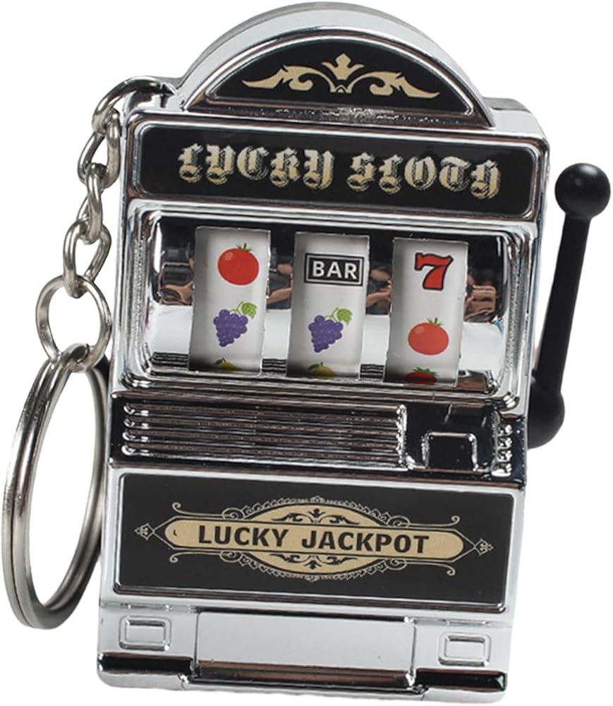 Amazon.co.jp: Fenteer ミニスロットマシンキーホルダー