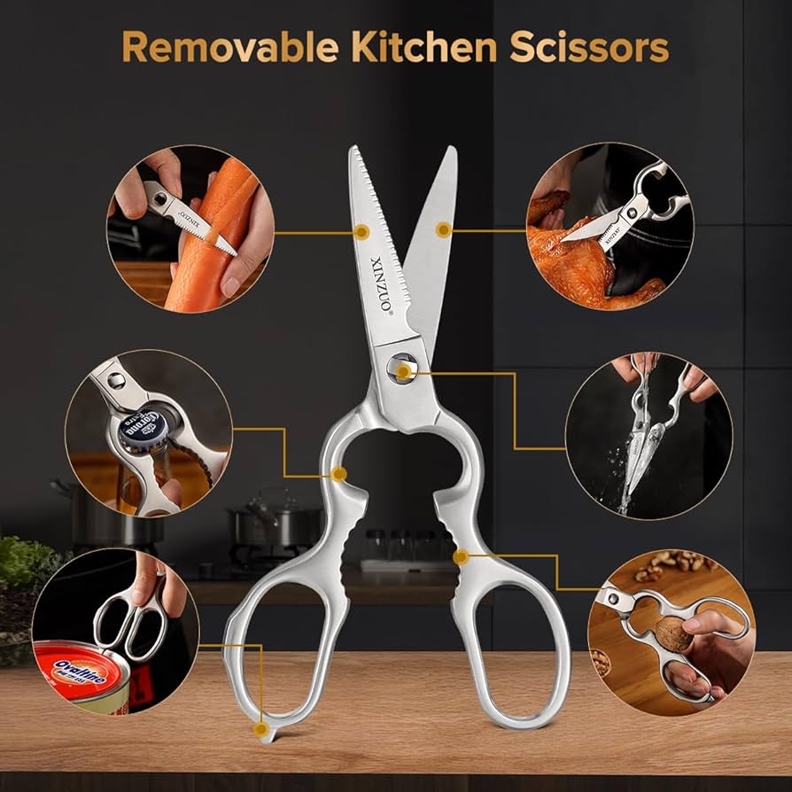 Amazon.com: XINZUO Damascus 7-Piece Kitchen Chef Knife Block Set