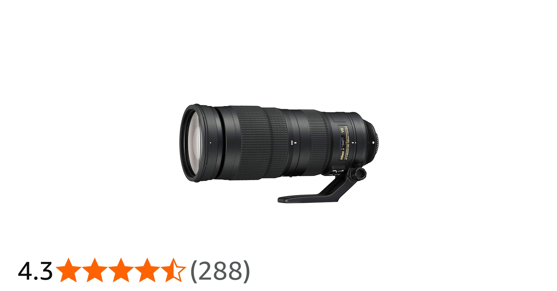 Amazon | Nikon 望遠ズームレンズ AF-S NIKKOR 200-500mm f/5.6E ED VR