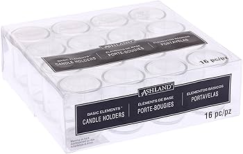 Amazon.com: Ashland Clear Votive Holders, 6 Packs: 16 ct. (96
