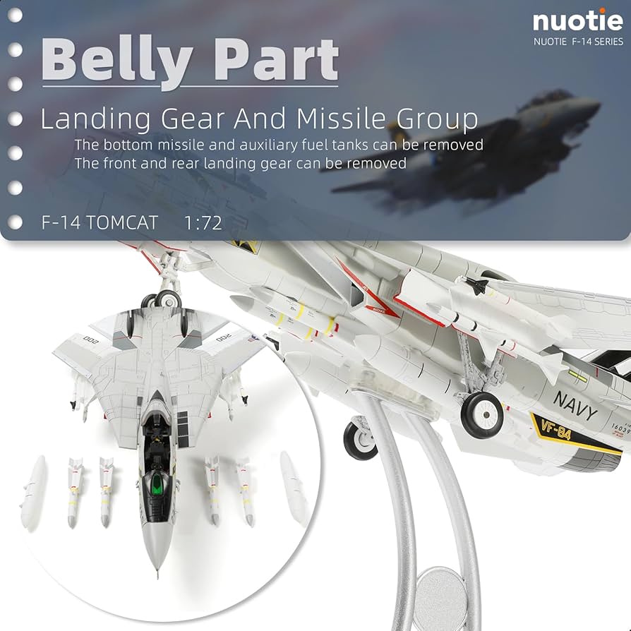 Amazon.com: NUOTIE US Navy F-14 Tomcat 1/72 Alloy Model VF-84
