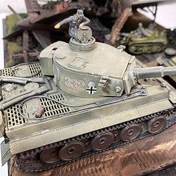 Amazon | ドイツ軍 ジオラマ ティーガー戦車 3号戦車 ドルニエ Do335
