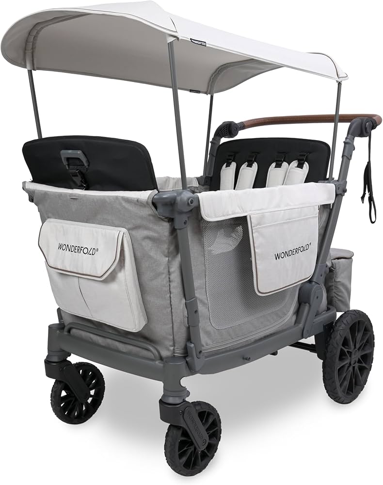 Amazon.com : WonderFold L4 Quad Stroller Wagon (4 Seater) - Smooth