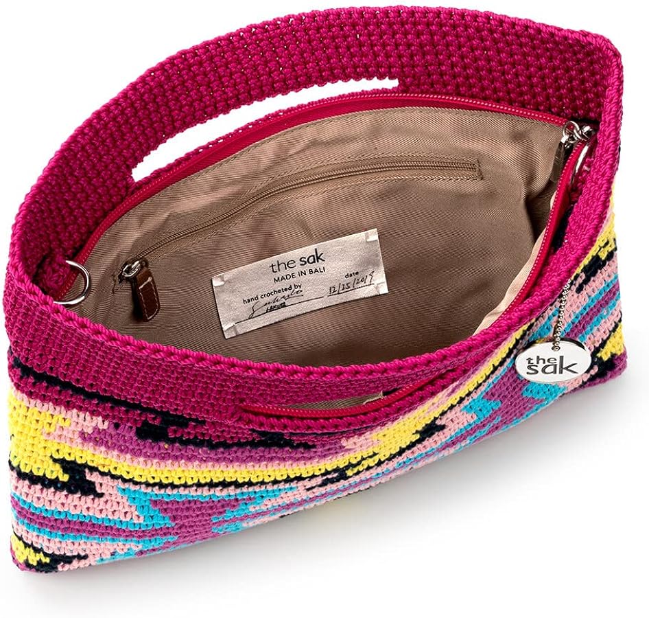 The Sak Linden Convertible Crossbody Bag in Crochet, Adjustable