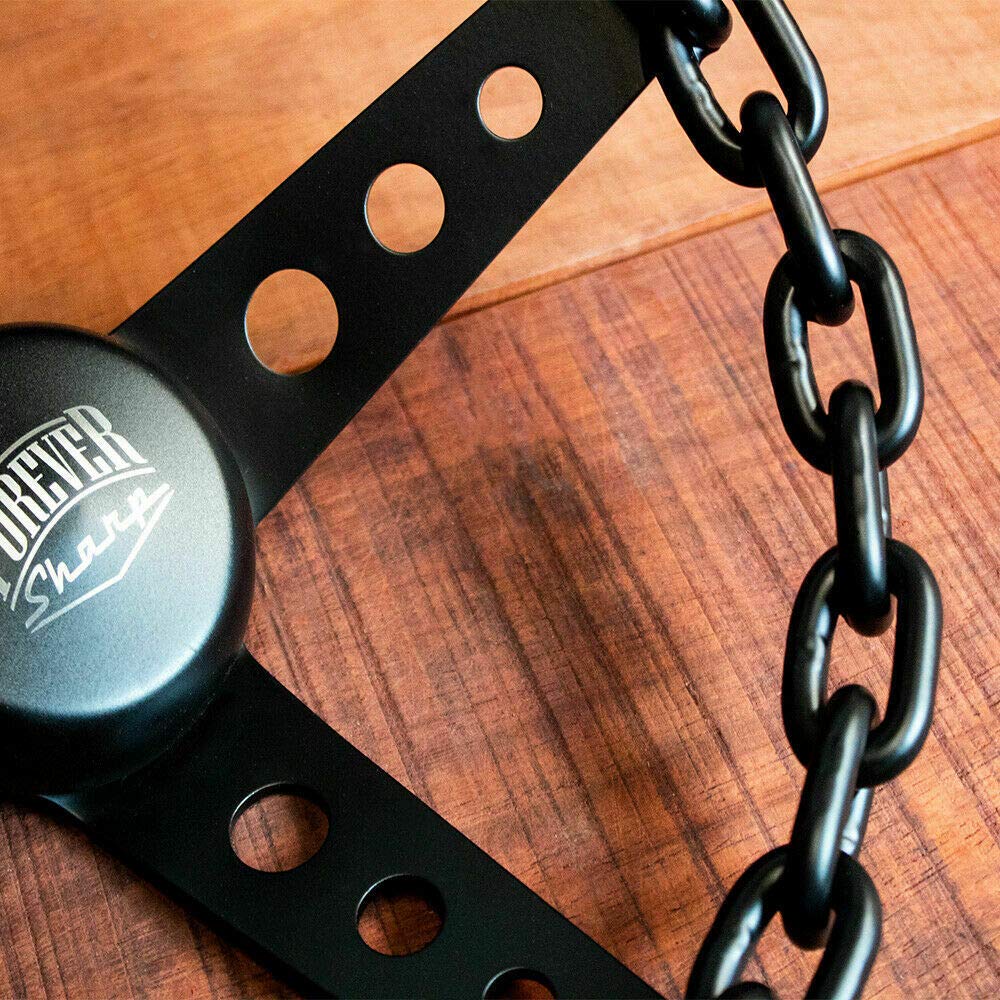 Amazon | 11インチマットブラックチェーンステアリングホイール4