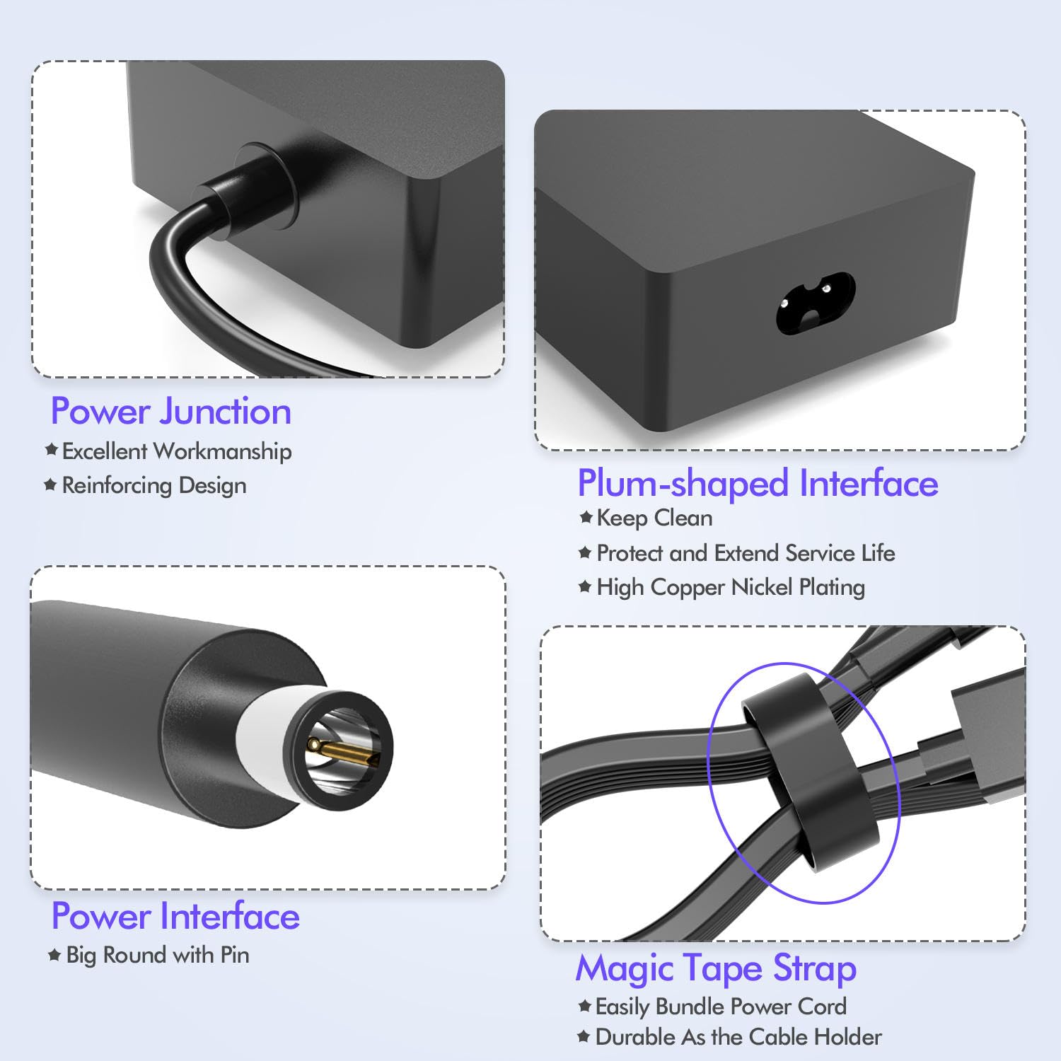 199W 15.35V 12.96A AC Adapter Charger Compatible with Microsoft
