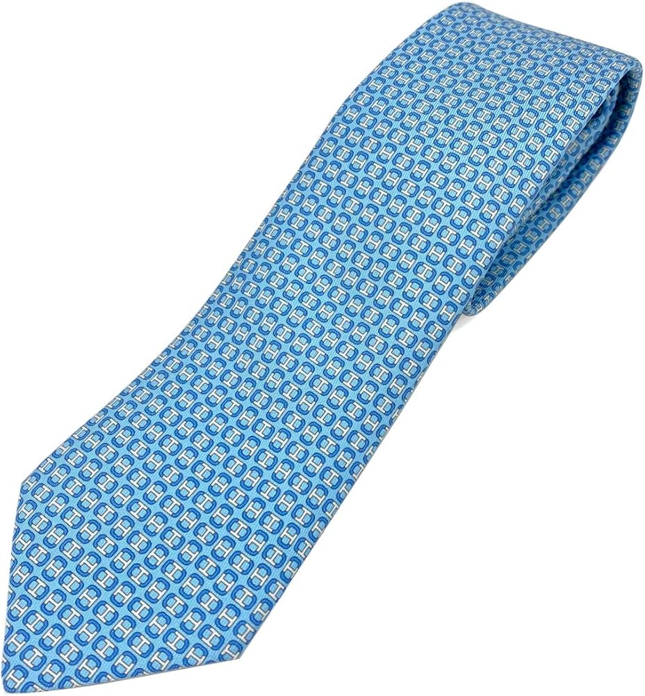 Amazon | [エルメス] ネクタイ シルクツイルタイ 7 cm 《Hマイヨン