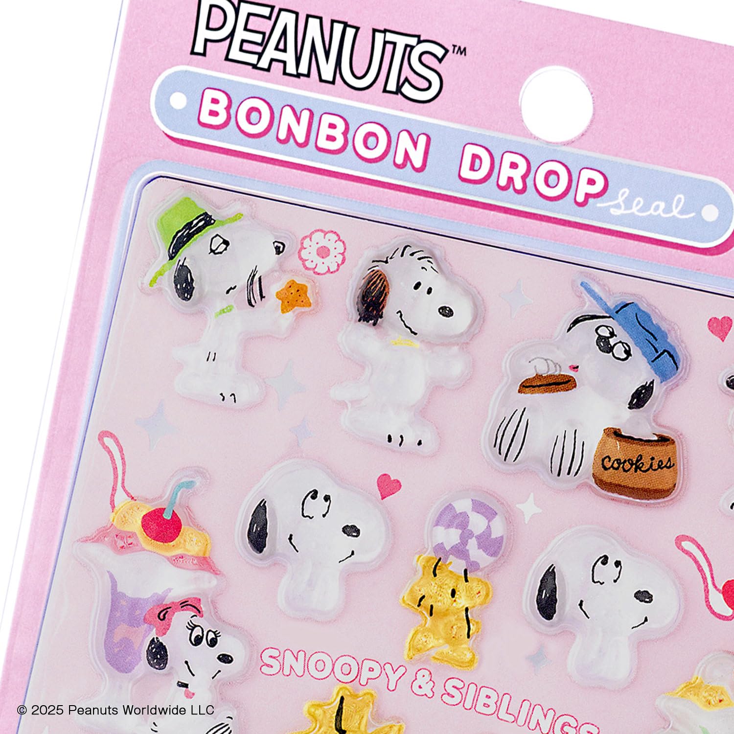 Amazon | サンスター文具 スヌーピー シール ボンボンドロップシール