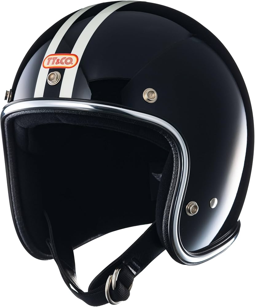 Amazon.co.jp: TT&CO. バイク ヘルメット ジェットヘルメット スーパー