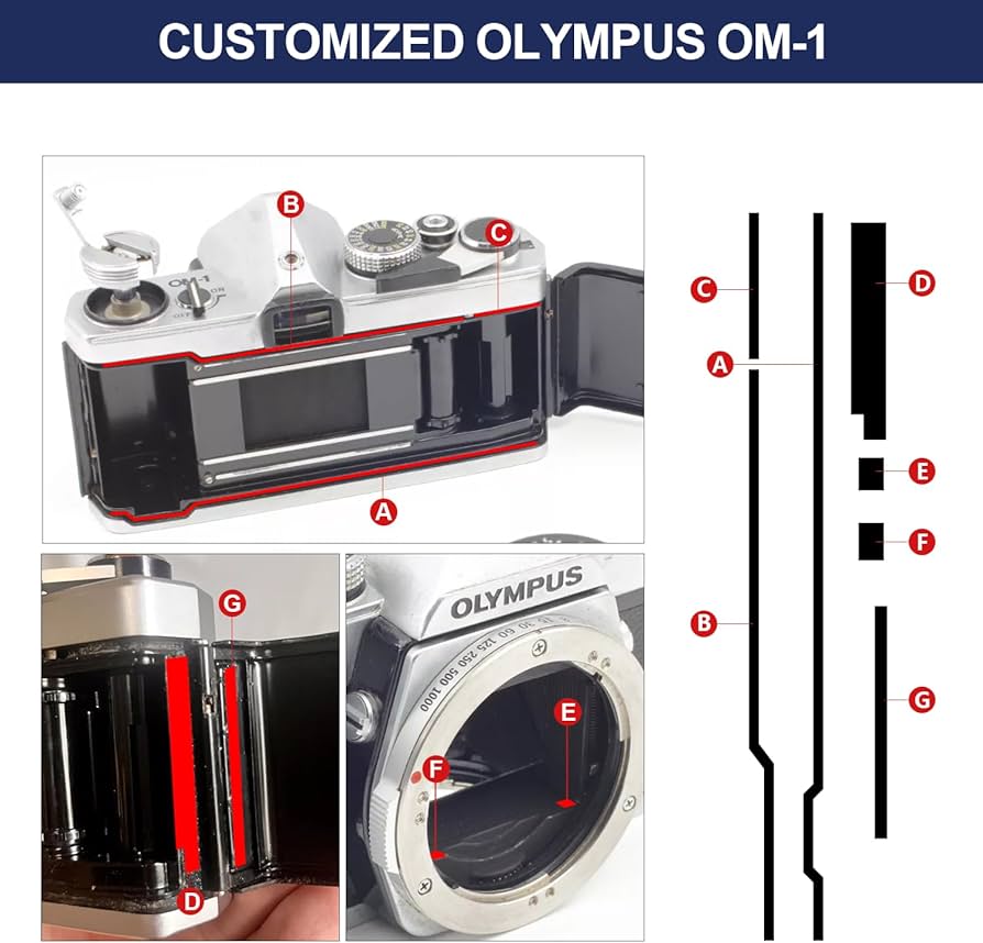 Amazon.com : Pre-Cut Light Seal Foam Sponge Kit Repair for Olympus