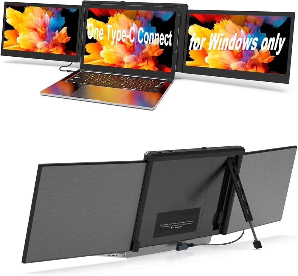 Amazon.co.jp: JJTechGiant トリプルポータブルモニター ノート