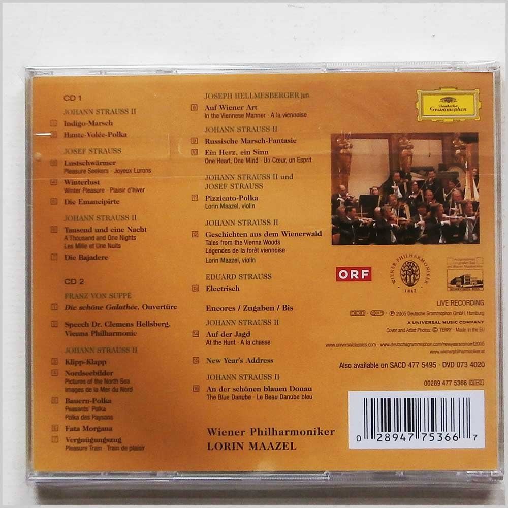 Lorin Maazel, Vienna Philharmonic - 2005 New Year's Concert; Maaze
