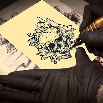 Amazon | タトゥーフェイクスキン、タトゥー用練習用スキン | タトゥー