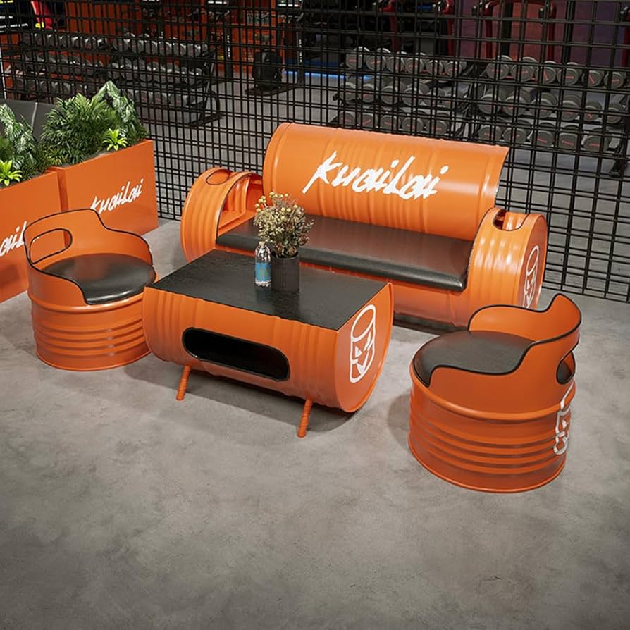 Amazon｜OLMMT ドラム缶リメイク レトロインダストリガレージスタイル