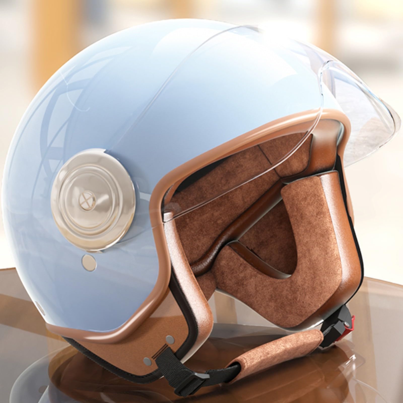 Amazon.co.jp: オートバイハーフヘルメット クールガール クラシック