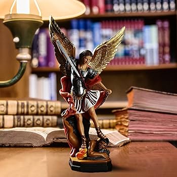 Amazon.co.jp: 大天使ミカエルの飾り - 聖ミカエル サン ミゲル大天使