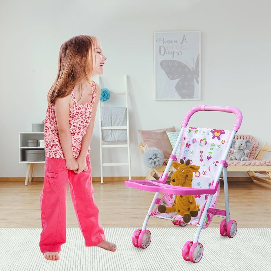 Amazon.co.jp: 人形ベビーカー ミニチュア おままごと 幼児用