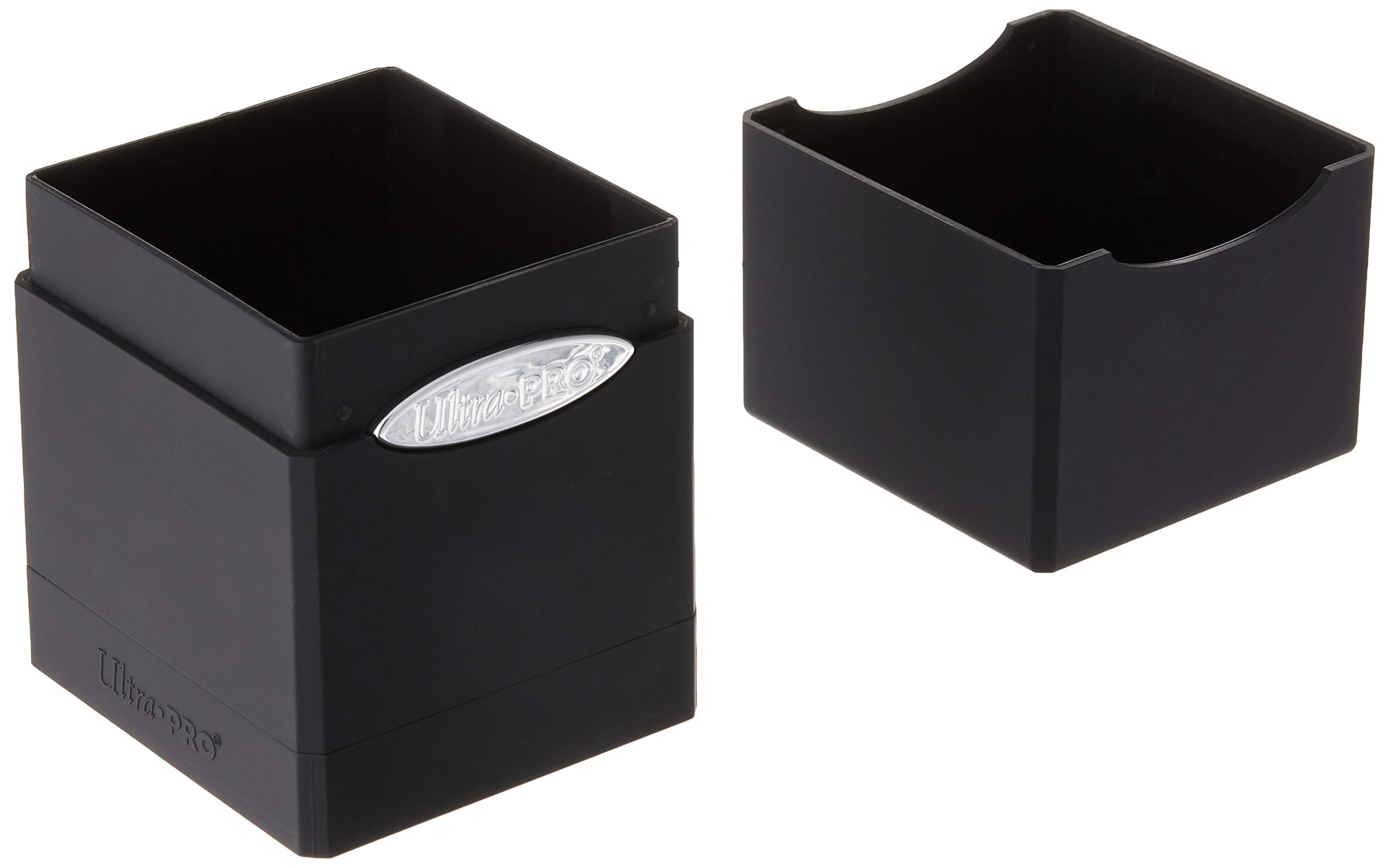 Amazon | ウルトラプロ サテンデッキボックス/黒 | トレカ 通販