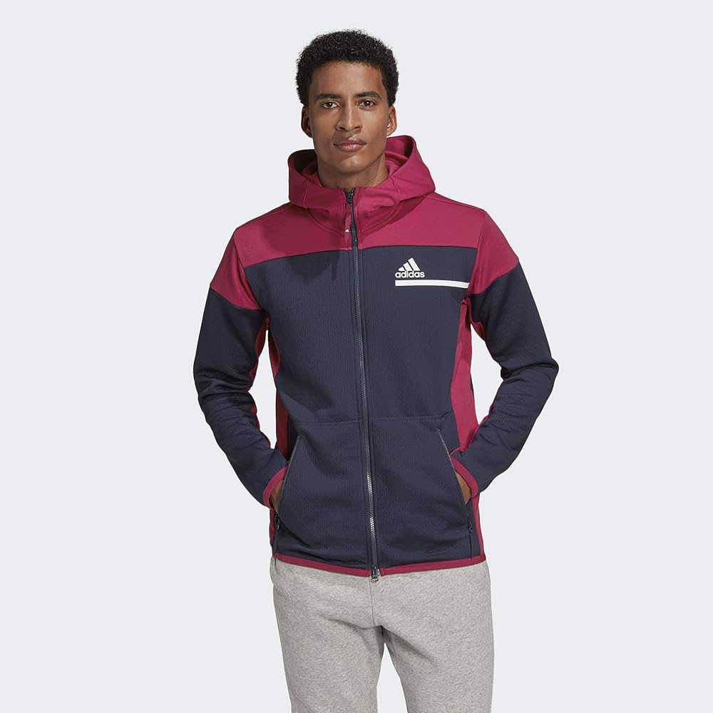 Amazon.com: adidas Mens Z.N.E AEROREADY Athletics Full-Zip,Legend
