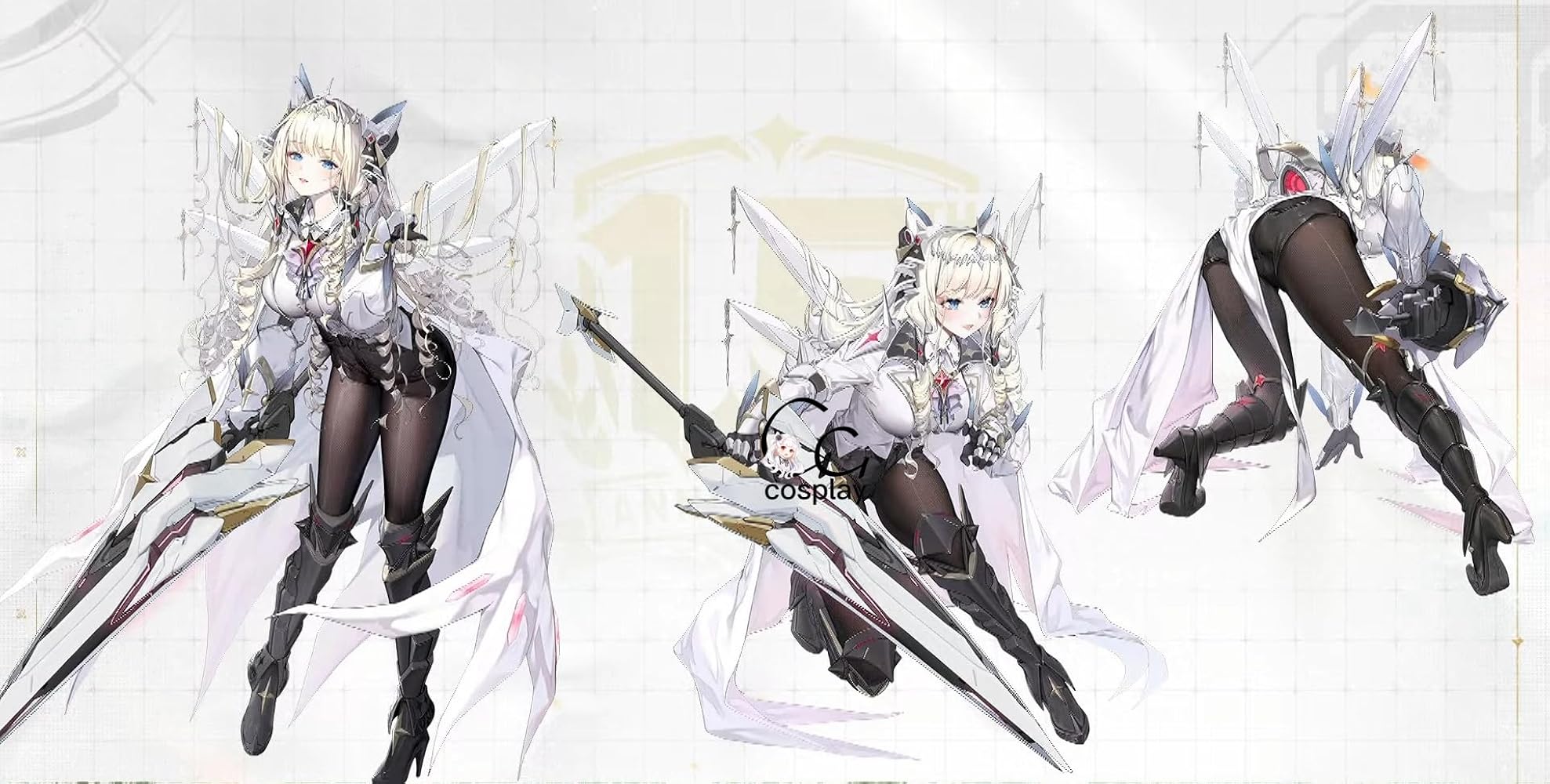 Amazon.co.jp: [1767] 勝利の女神：NIKKE ニケ クラウン コスプレ衣装