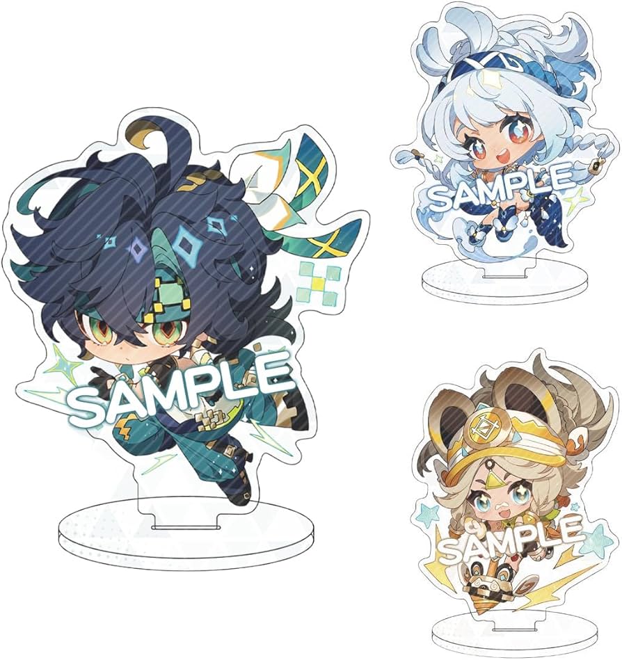 Amazon.co.jp: 原神 キィニチ アクリルスタンド カチーナ ムアラニ 3個
