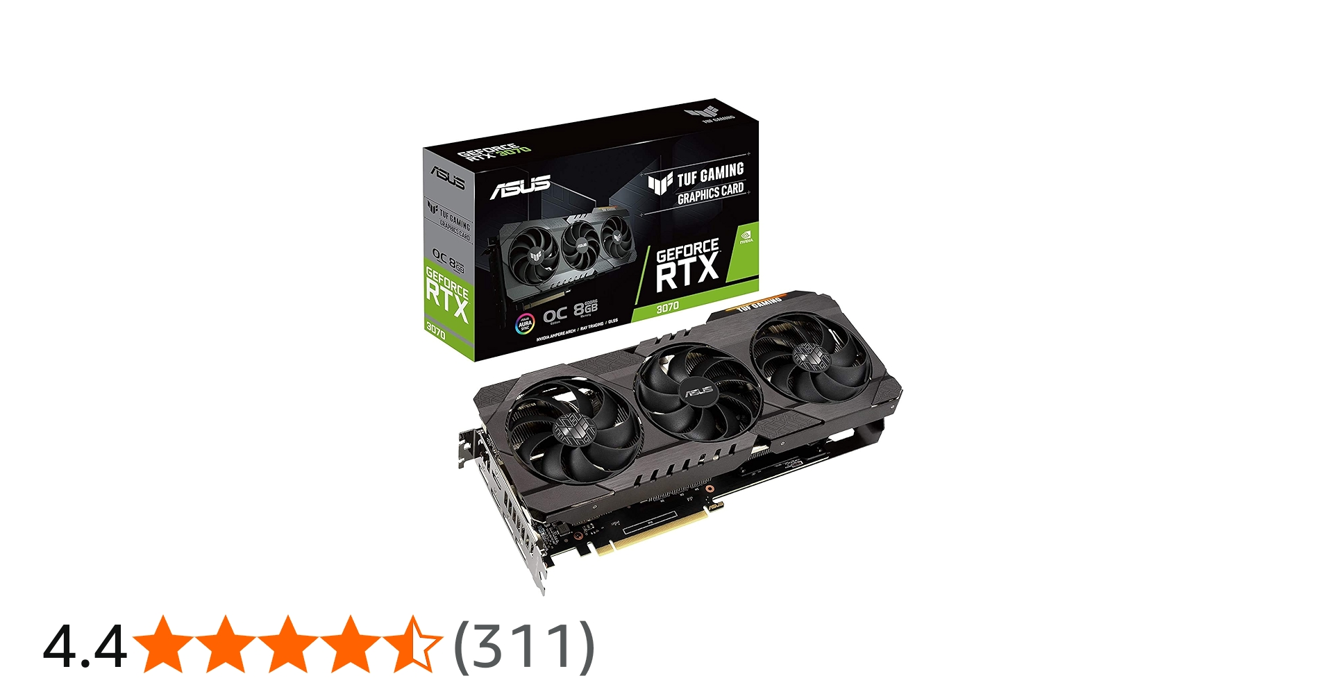 Amazon | ASUS TUF Gaming NVIDIA GeForce RTX 3070 OCエディション