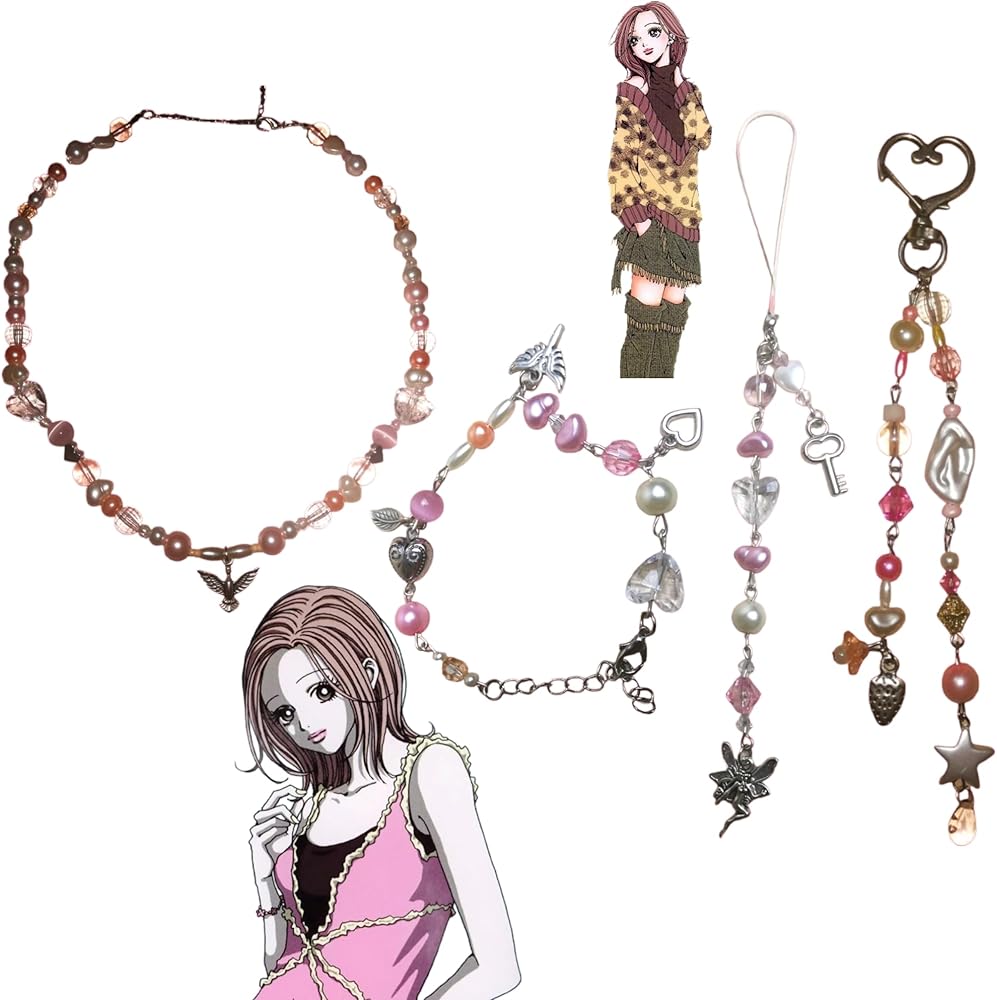 Amazon.com: Hachi inspired necklace, bracelet, keychain, phone