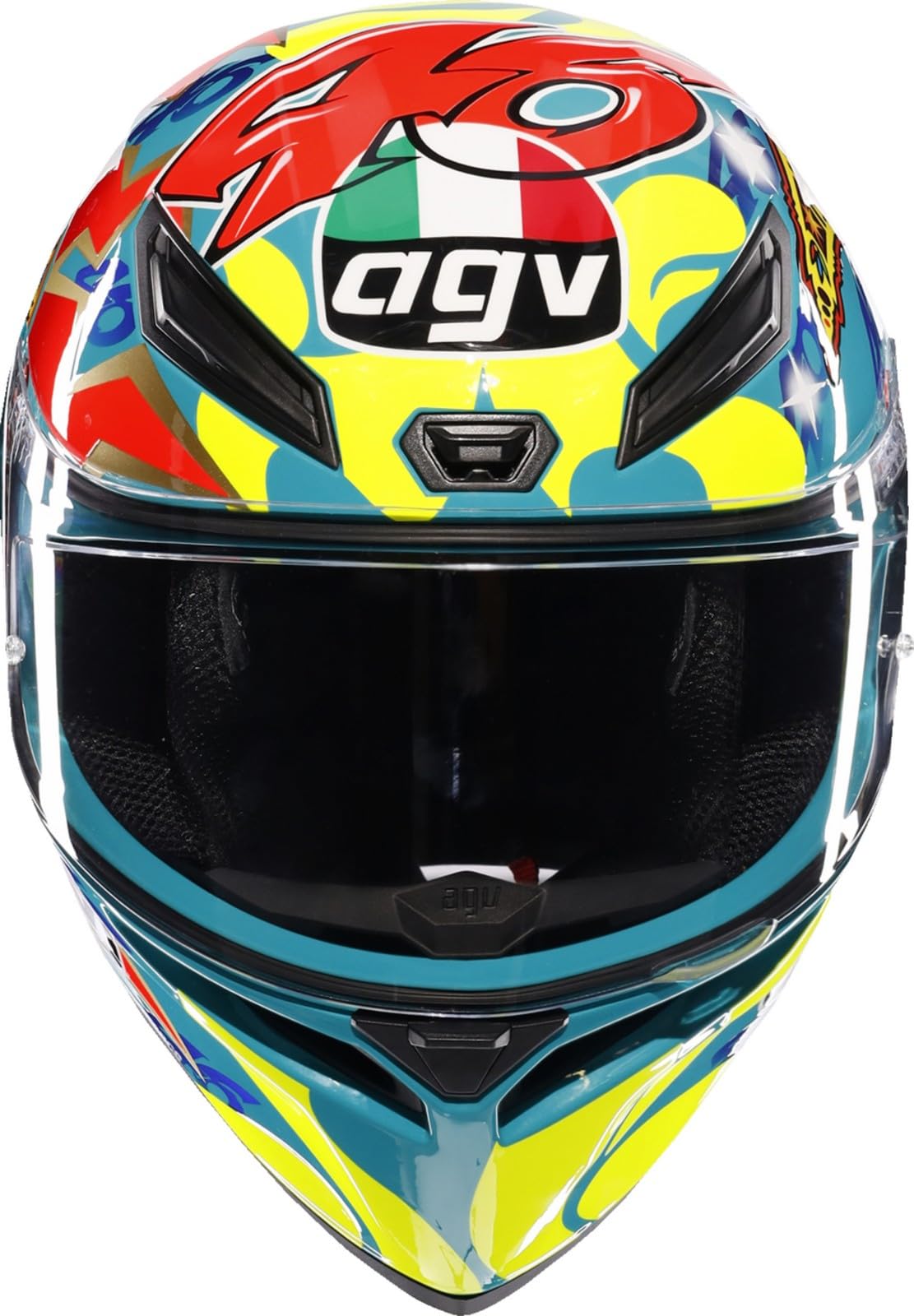 Amazon.com: AGV K1 S Rossi Mugello 1999 Street Helmet-M : Automotive