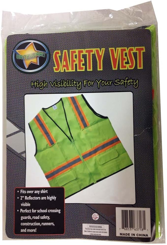 Amazon.com: BRITEGUARD Neon Green Safety Vest | Adult Size Small