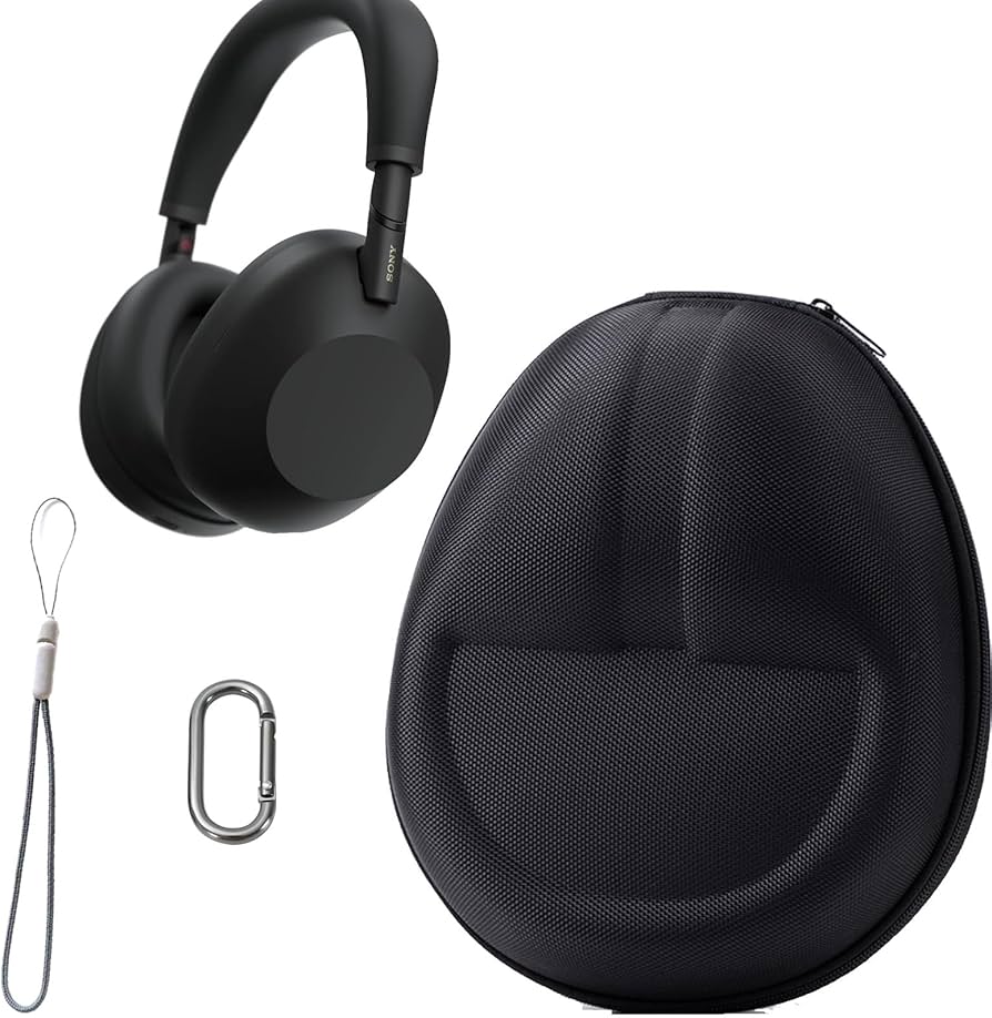 Amazon | For ソニー(SONY)WH-1000XM6 ケース レザー＆耐久ナイロン