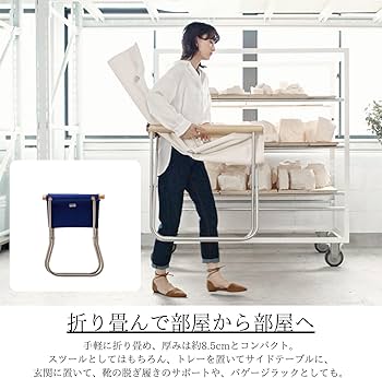 Amazon｜NychairX ニーチェア X オットマン ナチュラル/ブルー NY-116