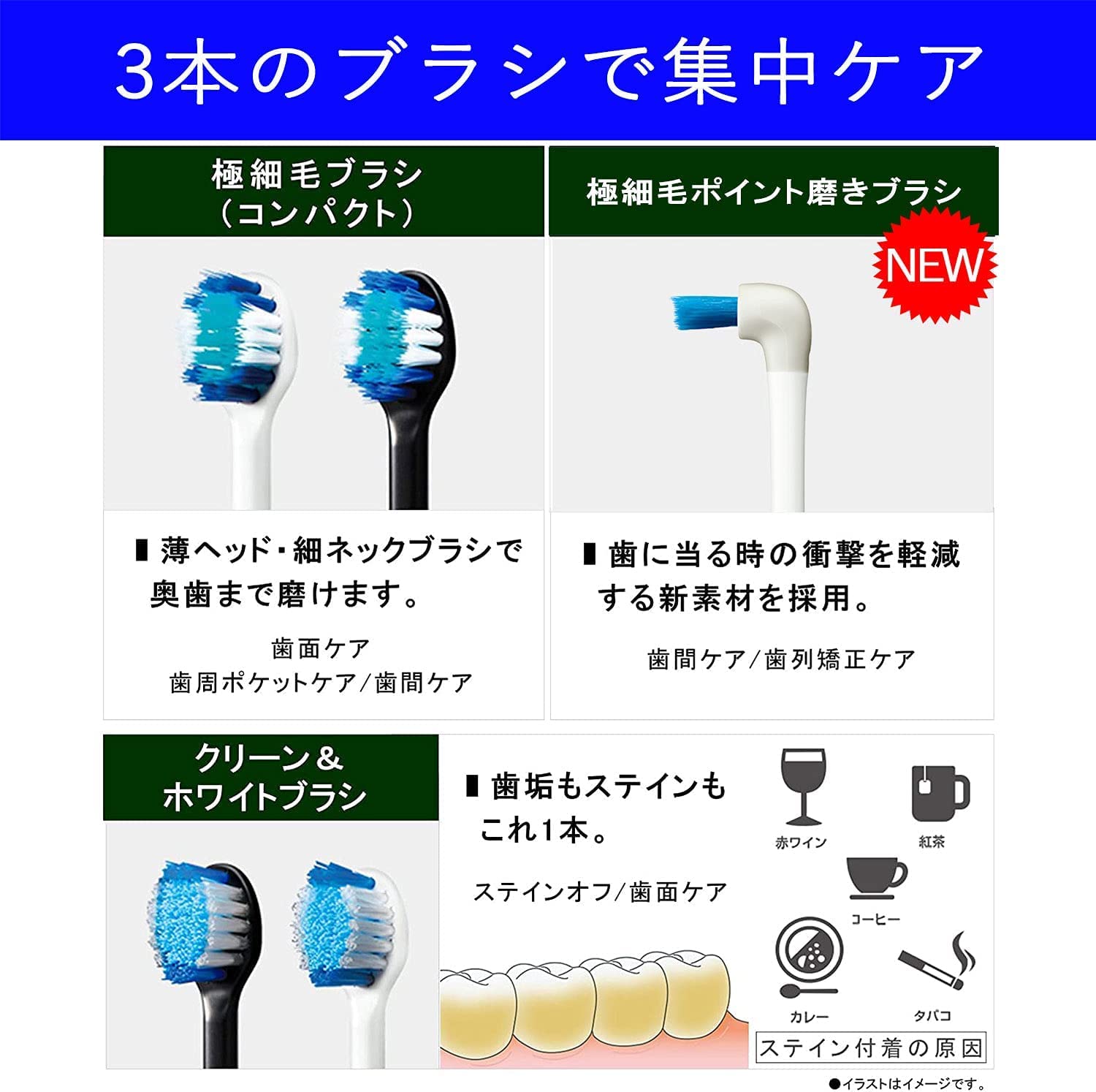 Amazon.co.jp: パナソニック 電動歯ブラシ ドルツ 白 EW-DL57-W