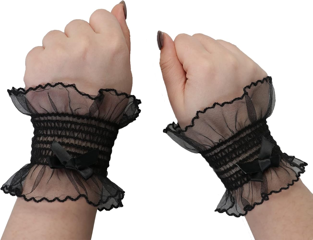 Amazon | VPbao お袖留め 偽カフス 腕飾り フレア袖口 レディース