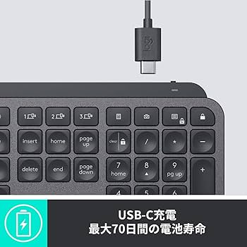 Amazon.co.jp: ロジクール アドバンスド ワイヤレスキーボード KX800