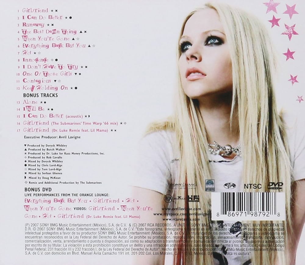 AVRIL LAVIGNE - THE BEST DAM(CD+DVD) | Amazon.com.br