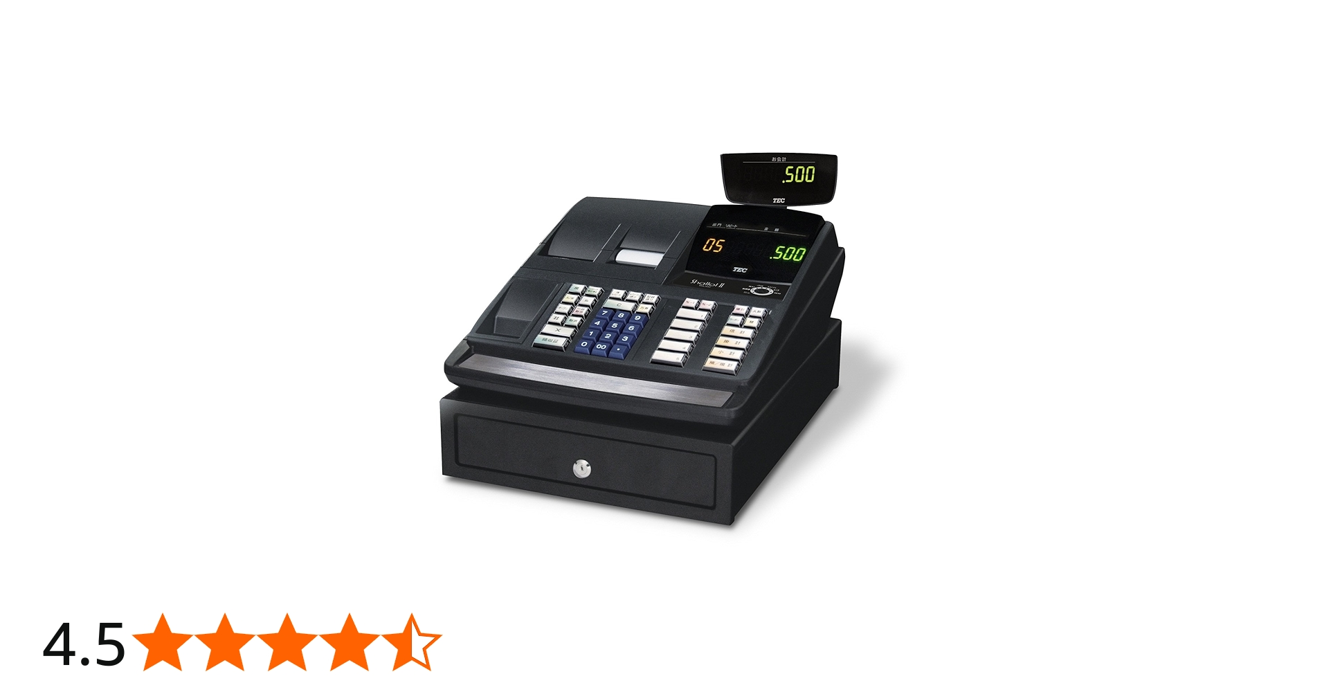 Amazon | 東芝テック 電子レジスター 5部門 MA-500-5B-R 黒