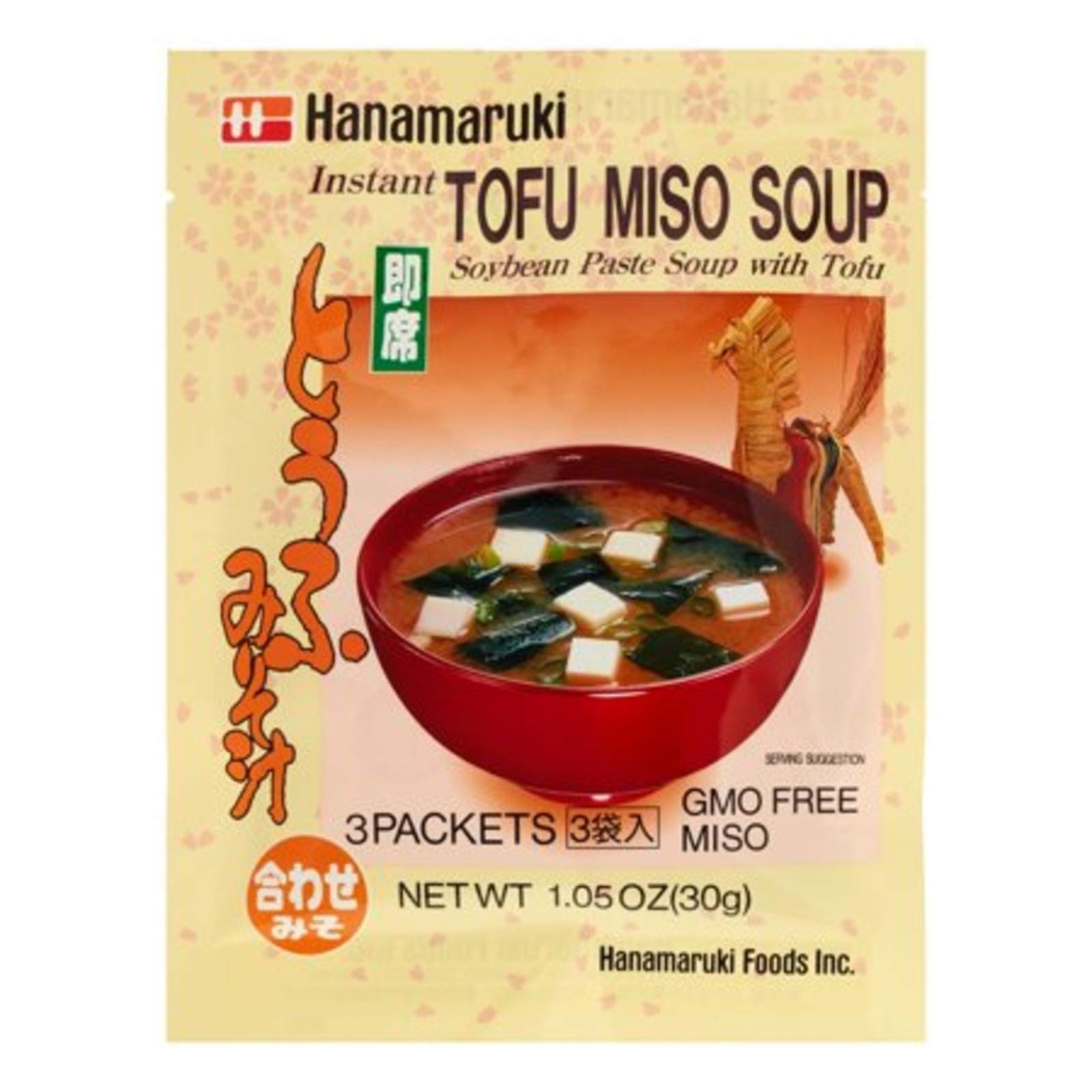 Amazon.com : NT# Hanamaruki Tofu Miso Soup Instant Soup - Kirei