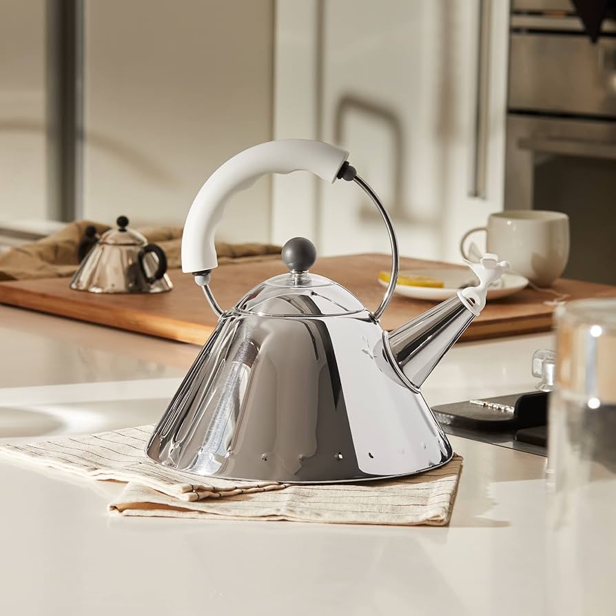 Amazon.com: Alessi 9093 W - Design Kettle with Handle and Bird