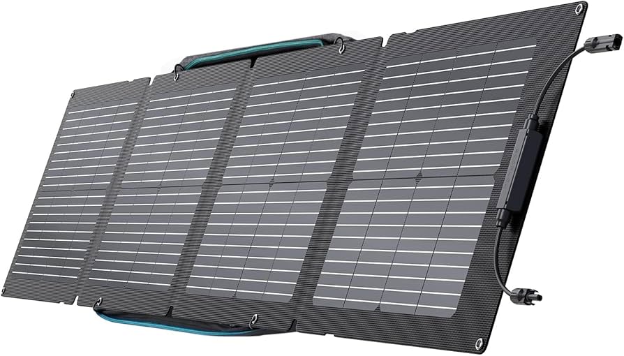 Amazon.com : EF ECOFLOW 110W Portable Solar Panel, Foldable with