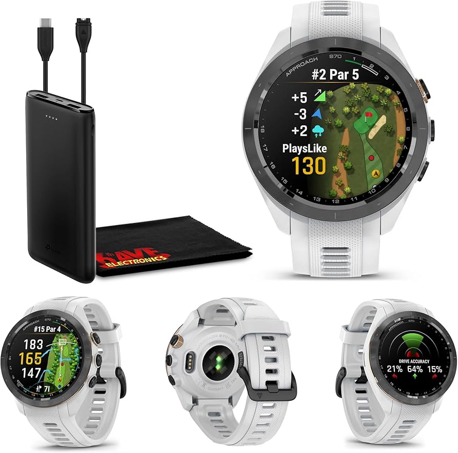 Amazon.com: Garmin Approach S70 42mm Fitness Tracker Watch, GPS