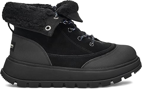 Amazon.com | Koolaburra by UGG Women's Deza Boot, Black, 6 | Mid-Calf