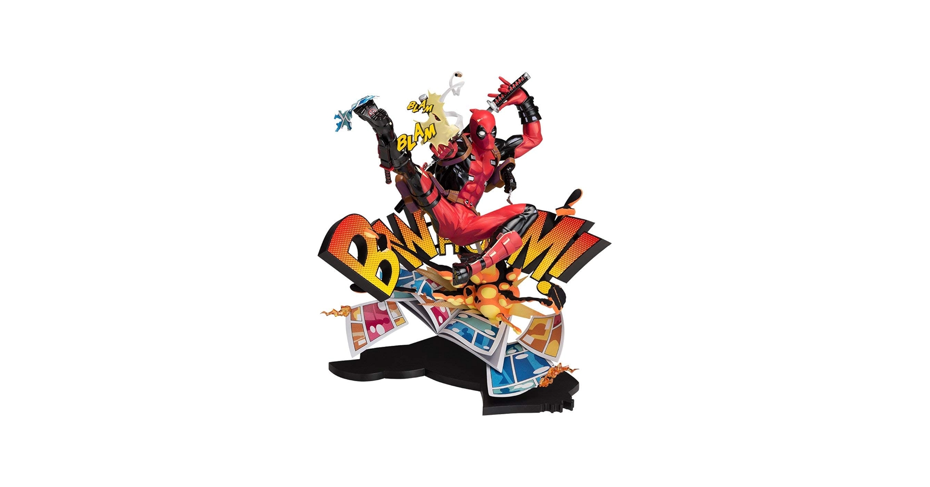 Amazon.com: Deadpool:Breaking The Fourth Wall PVC 雕像: 玩具和遊戲