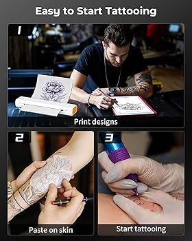 Amazon.co.jp: Itari M08F tattoo printer タトゥー用紙10枚付属