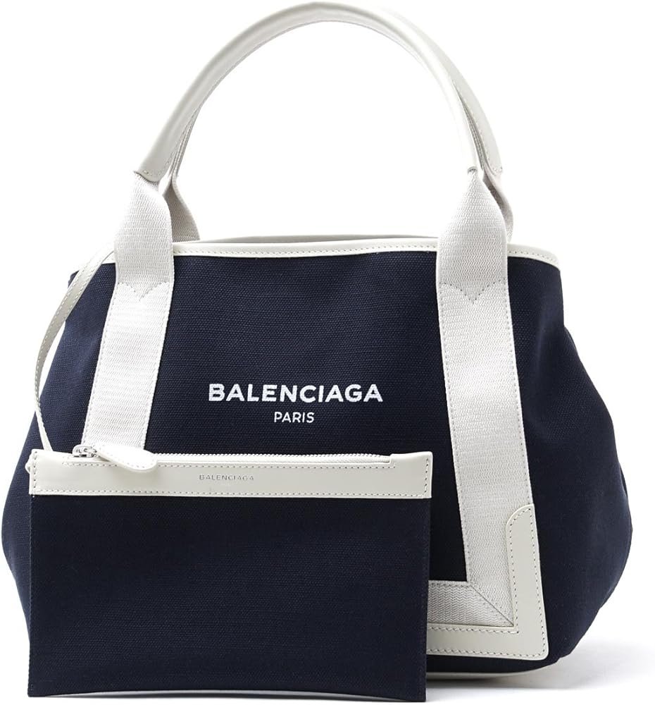 Amazon | (バレンシアガ) BALENCIAGA トートバッグ NAVY CABAS S