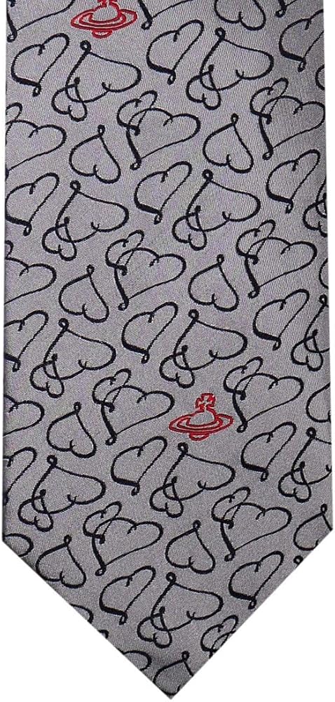 Amazon | [ヴィヴィアンウエストウッド] ネクタイ シルバー系 81050004