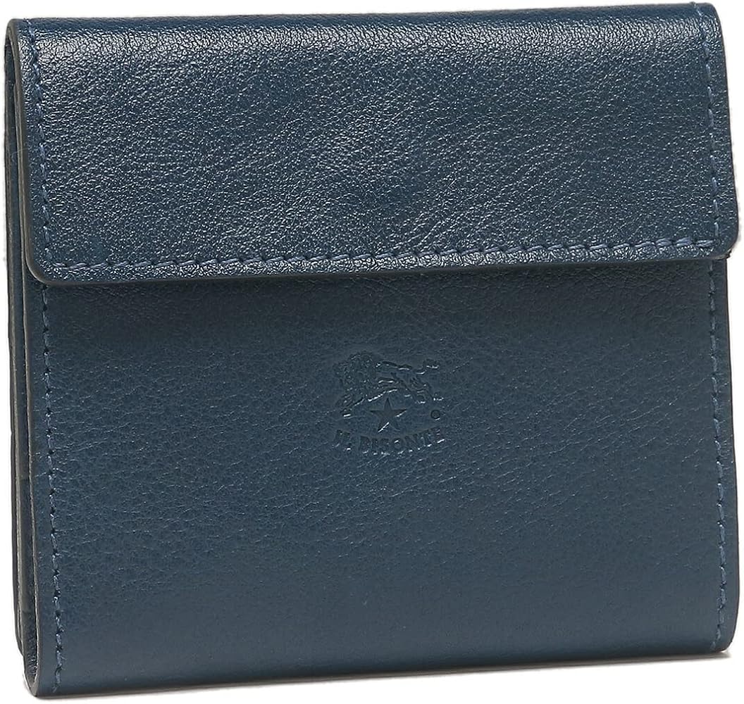 Amazon | [イルビゾンテ]二つ折り財布 ネイビー メンズ レディース IL