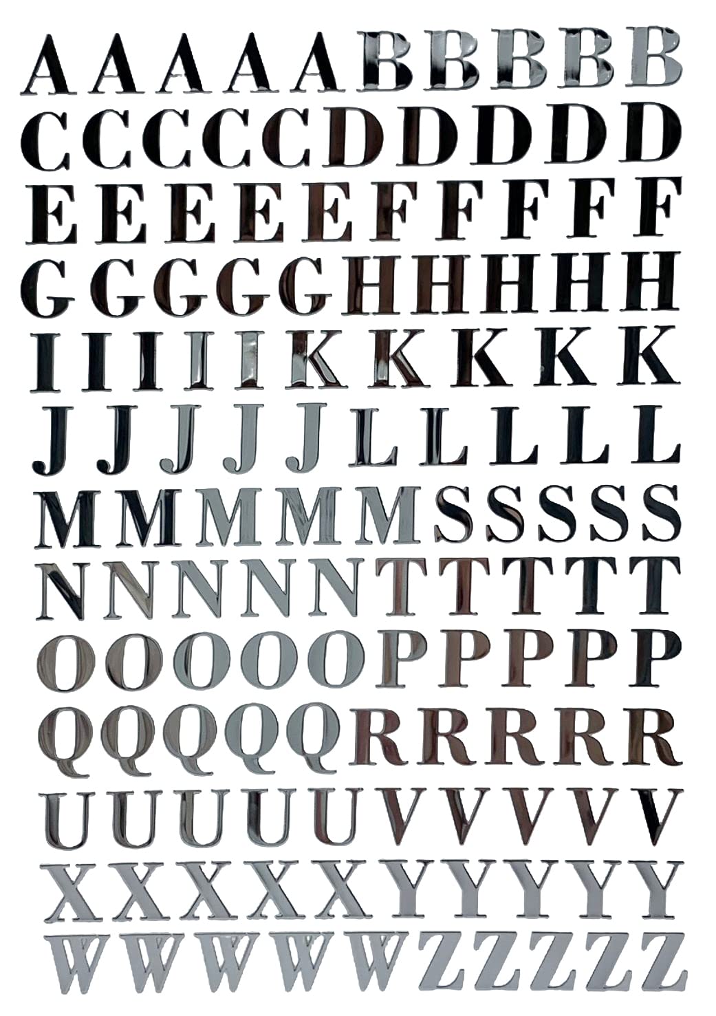 Amazon.co.jp: EDEN（エデン）シルバー アルファベット ローマ字 高さ