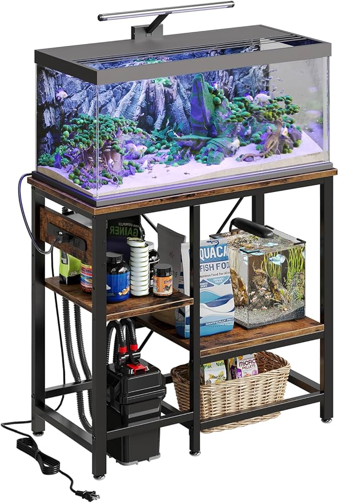 Amazon | Bestier 水槽台 コンセント付きアクアラック 幅78×奥行35×高