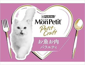Amazon.co.jp: モンプチ プチクラフト パウチ キャットフード お魚お肉
