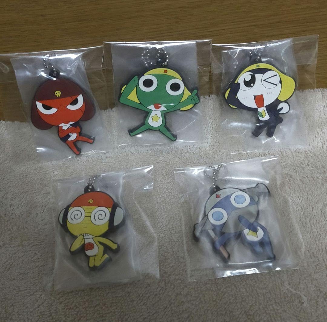 Amazon.co.jp: ケロロ軍曹 全5種セット ラバーストラップ コンプ XTJB